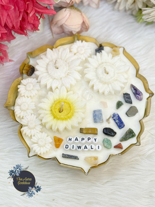 Big Urli Candle crystal with Customisation