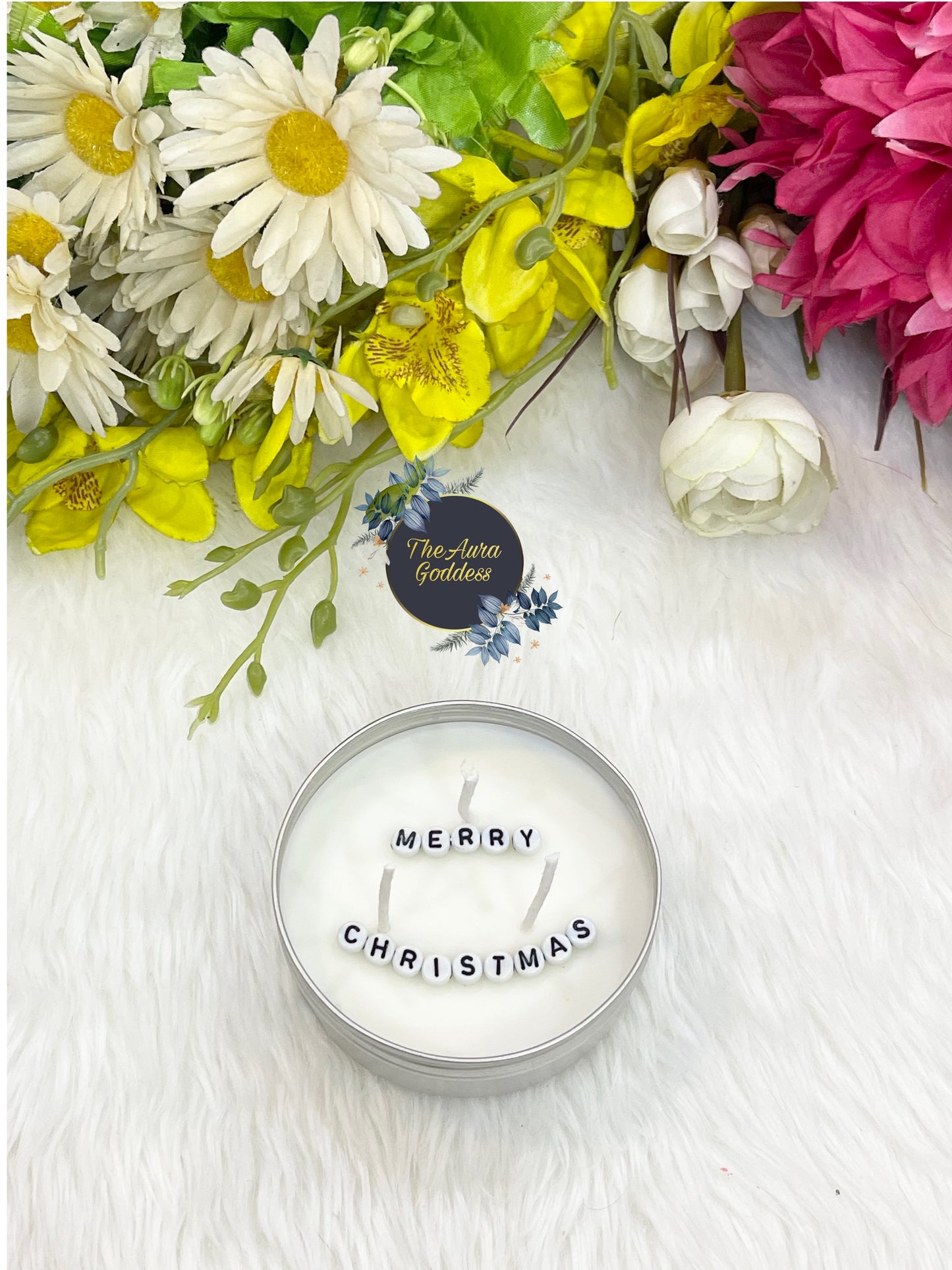 Christmas Secret hidden message candle