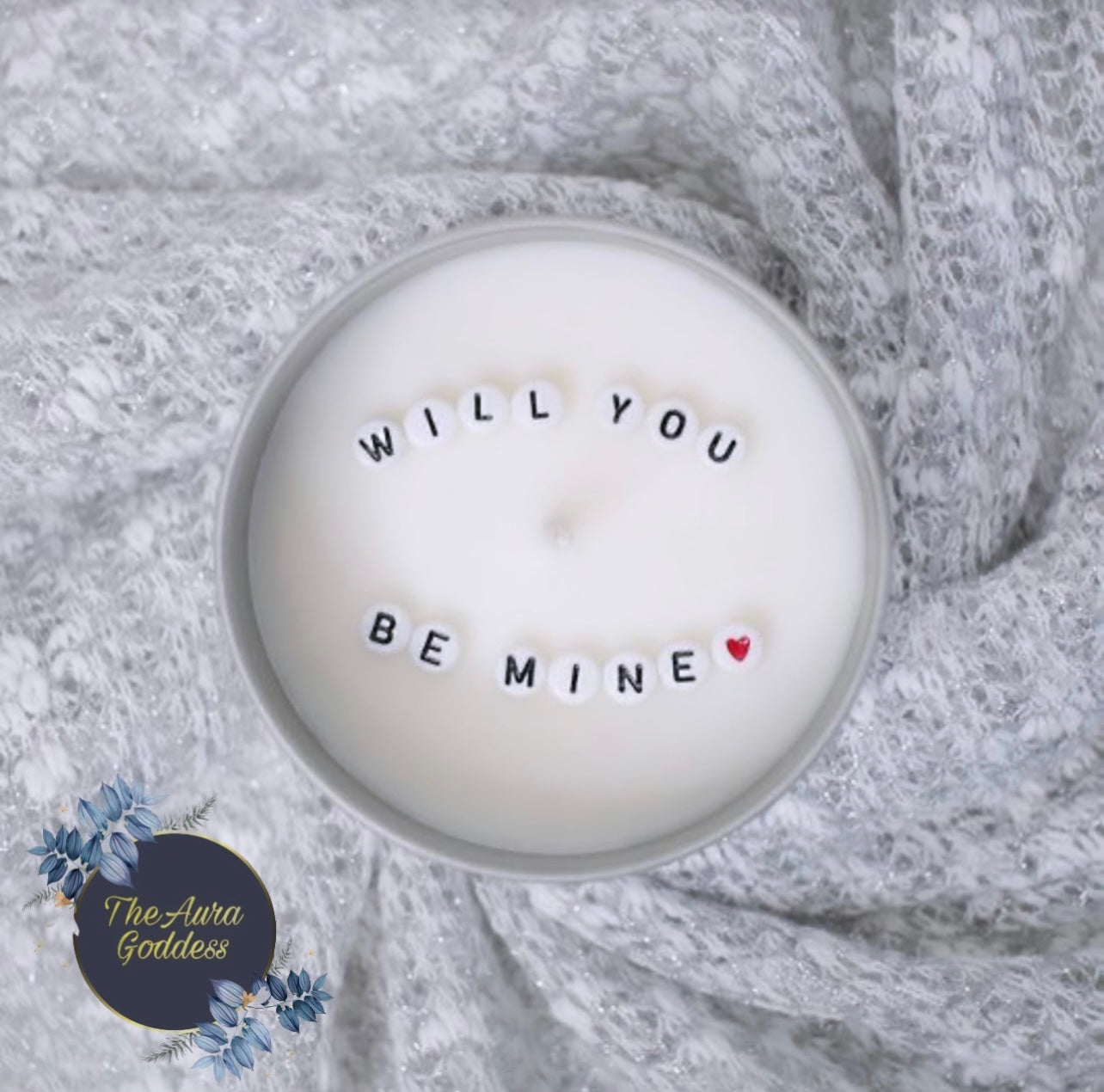 Christmas Secret hidden message candle