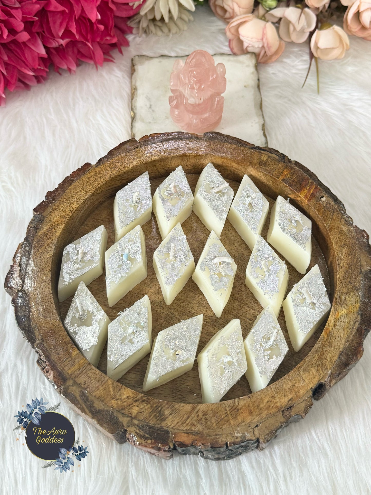 Kaju Katli Barfi Candle