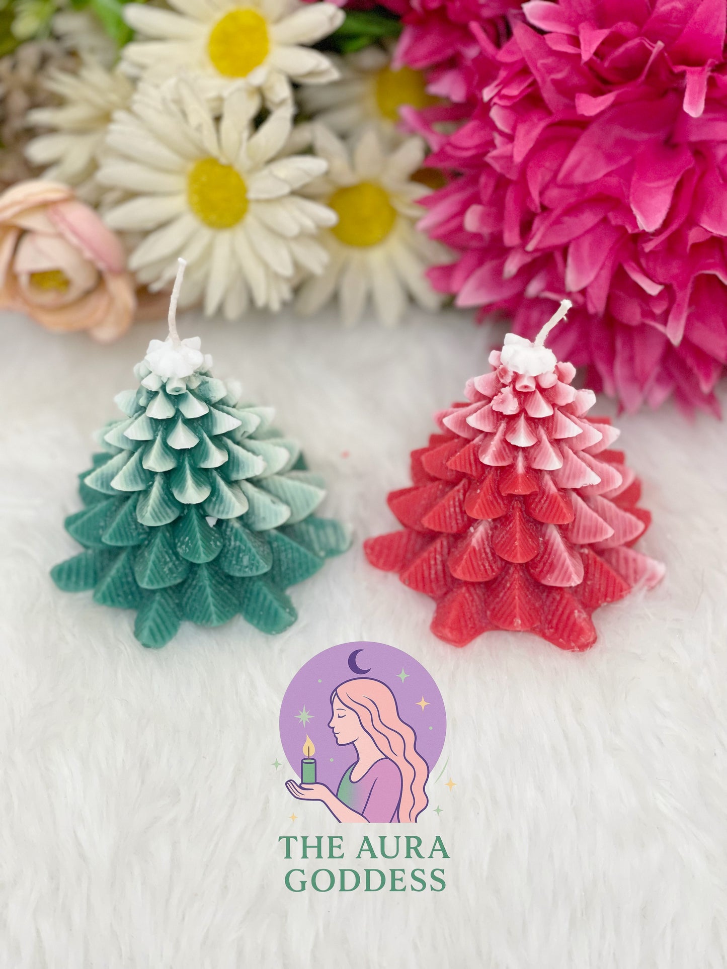 Christmas Wide Tree Candle