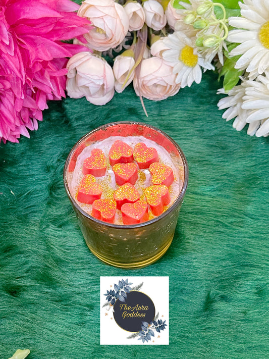 Melt my heart jar candle