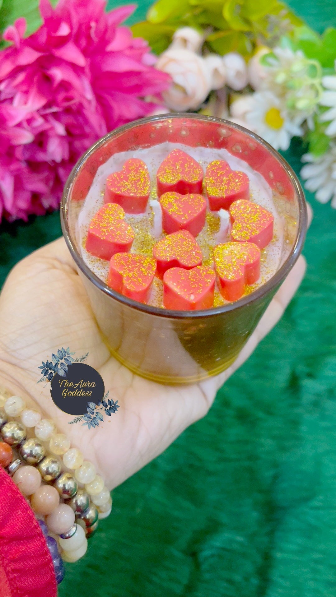 Melt my heart jar candle