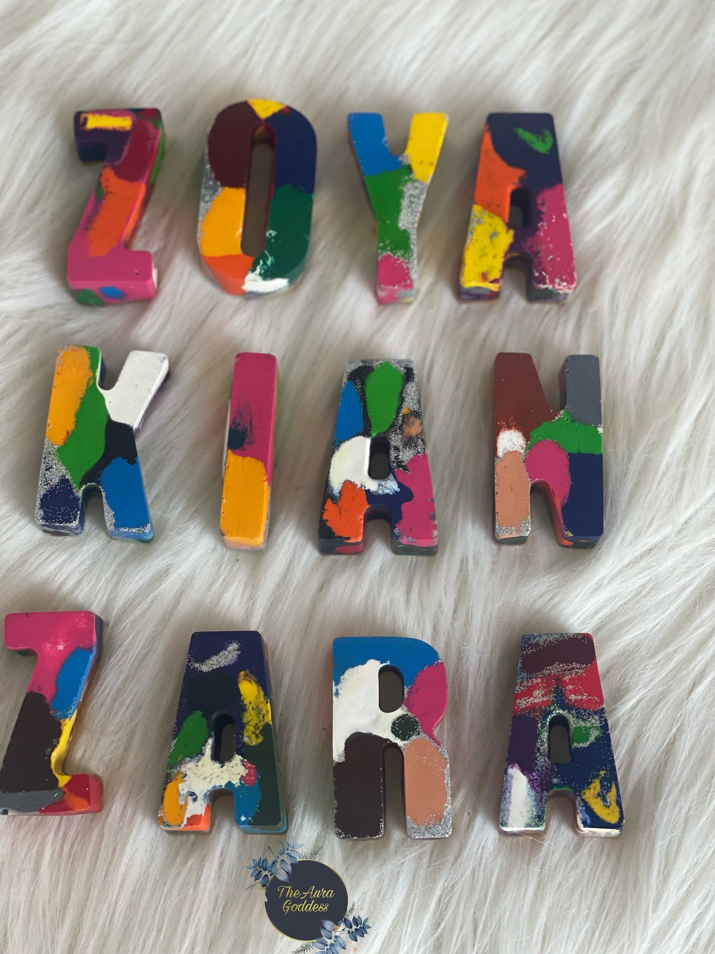 Personalised Mixed name crayons