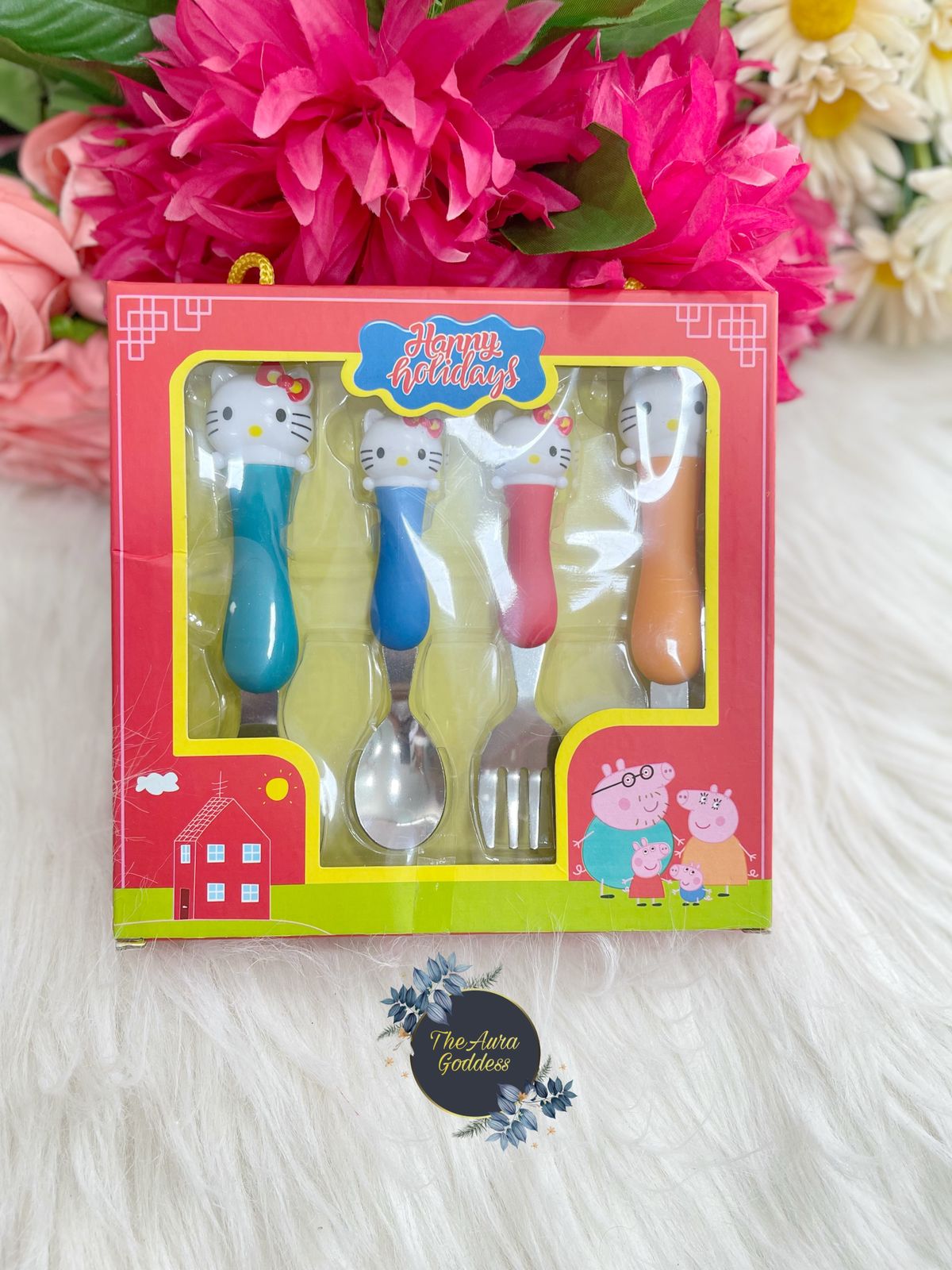 Cartoon cutlery set