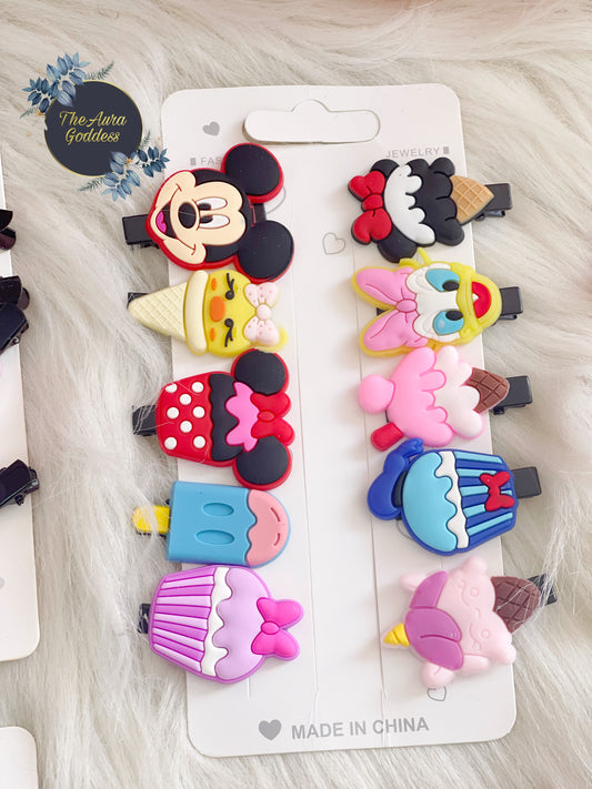 Mickey Mouse clips set of 10