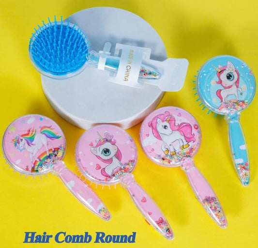 Unicorn round comb