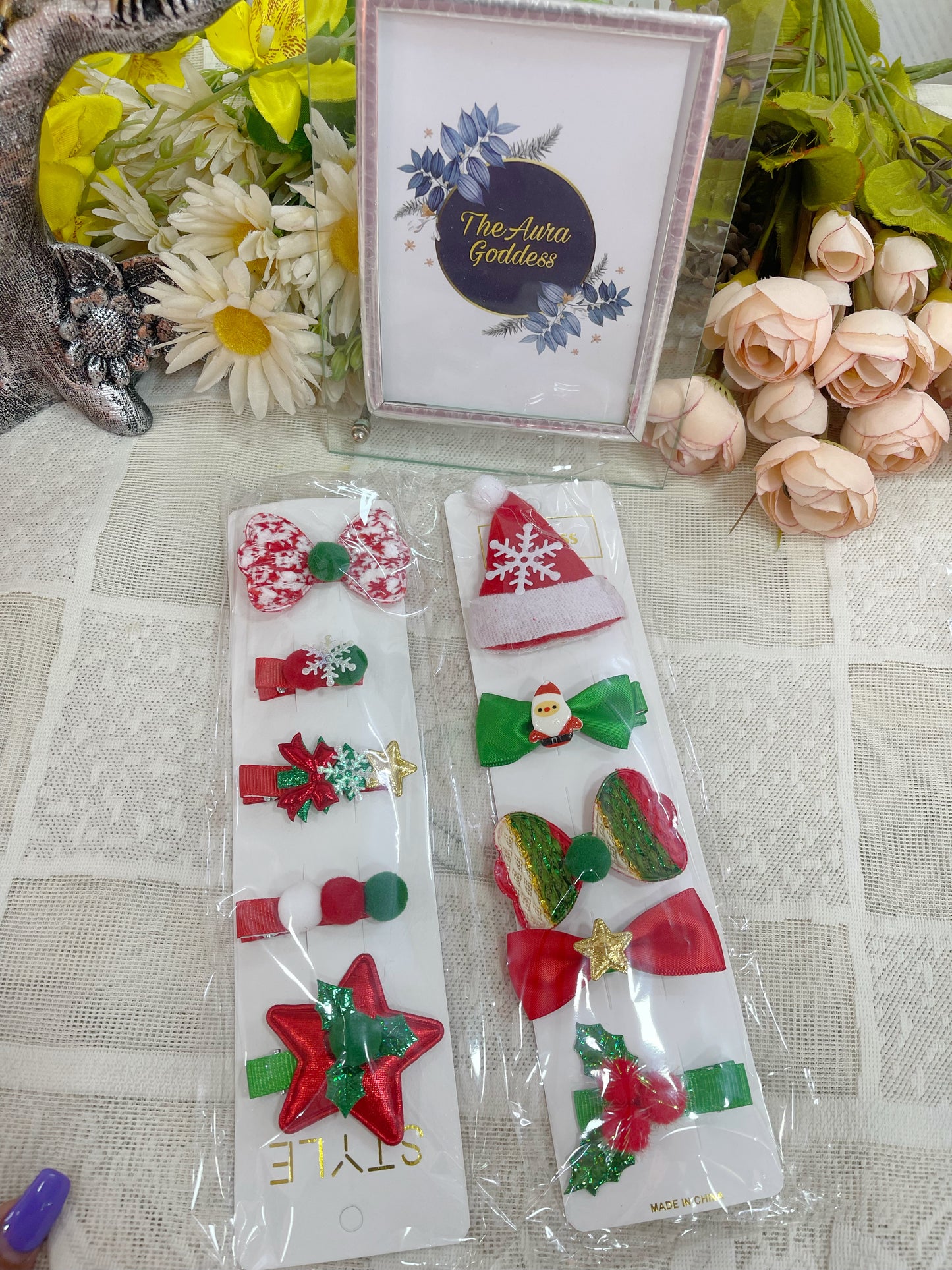 Christmas clips set