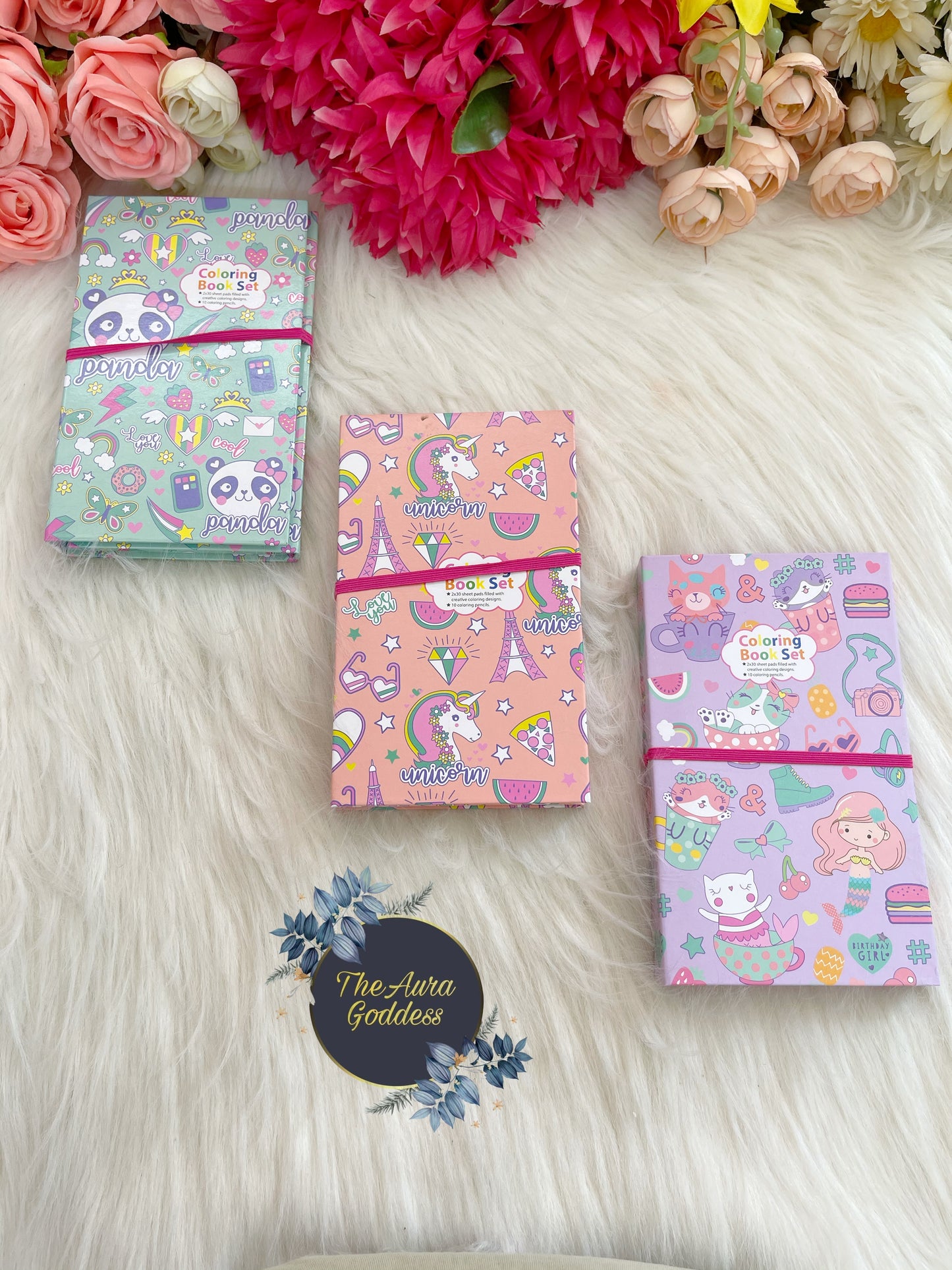 Colouring book set