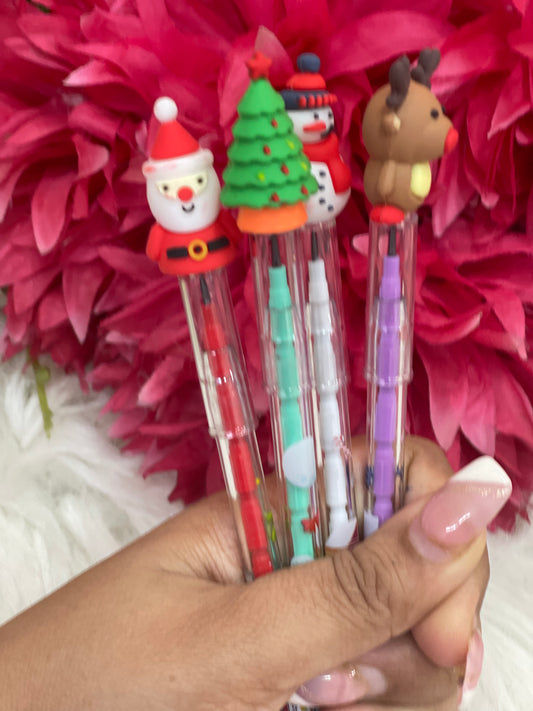 Christmas theme pencils