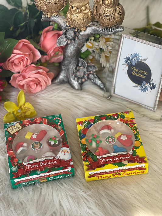Christmas erasers