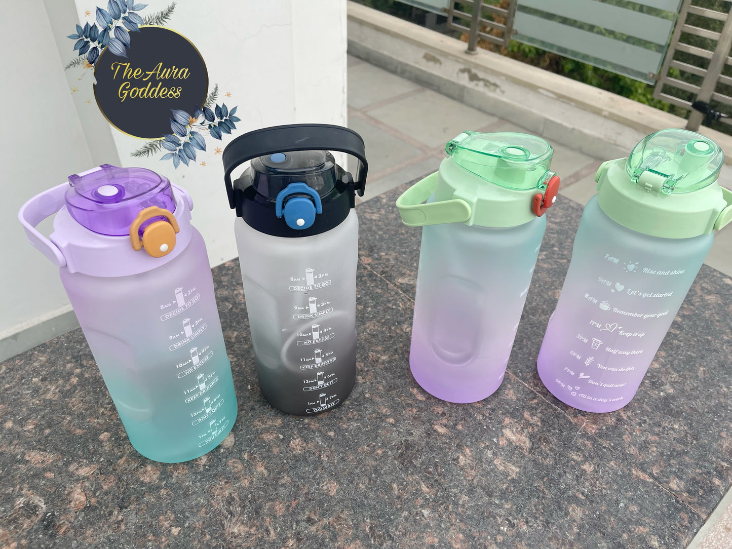 2 Ltr Motivational water bottle