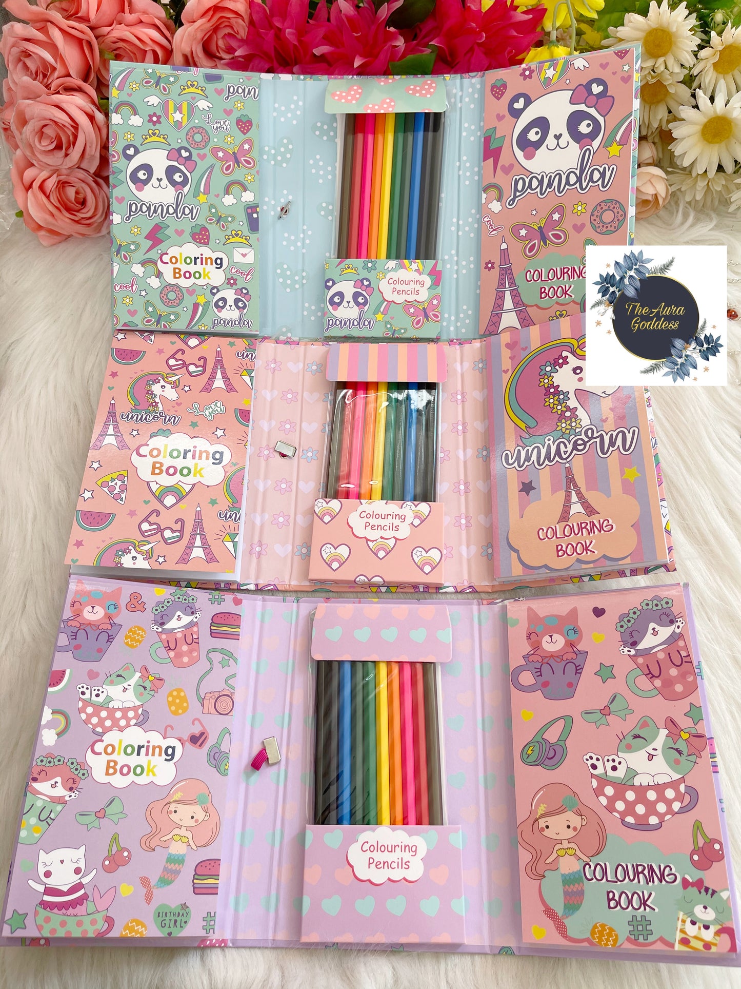 Colouring book set