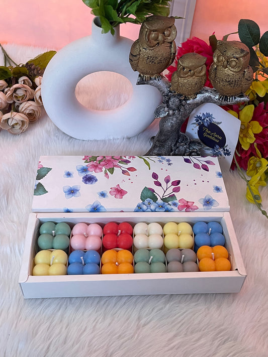 12 Mini Bubble candles gift box