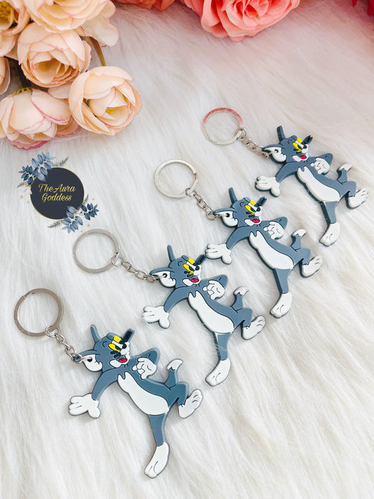 Tom and Jerry keychain