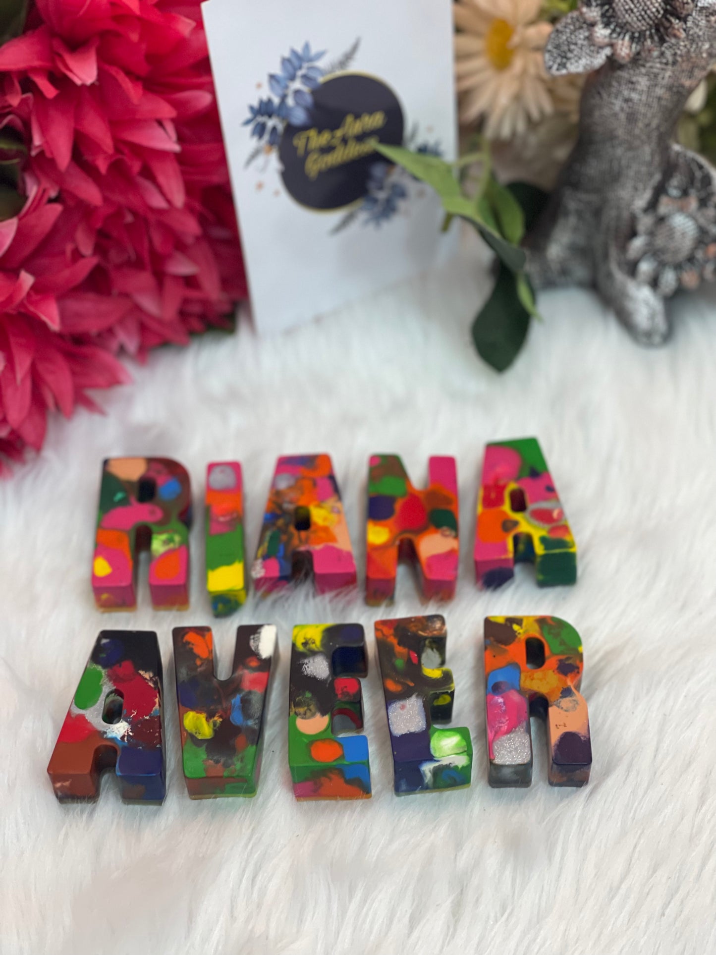 Personalised Mixed name crayons