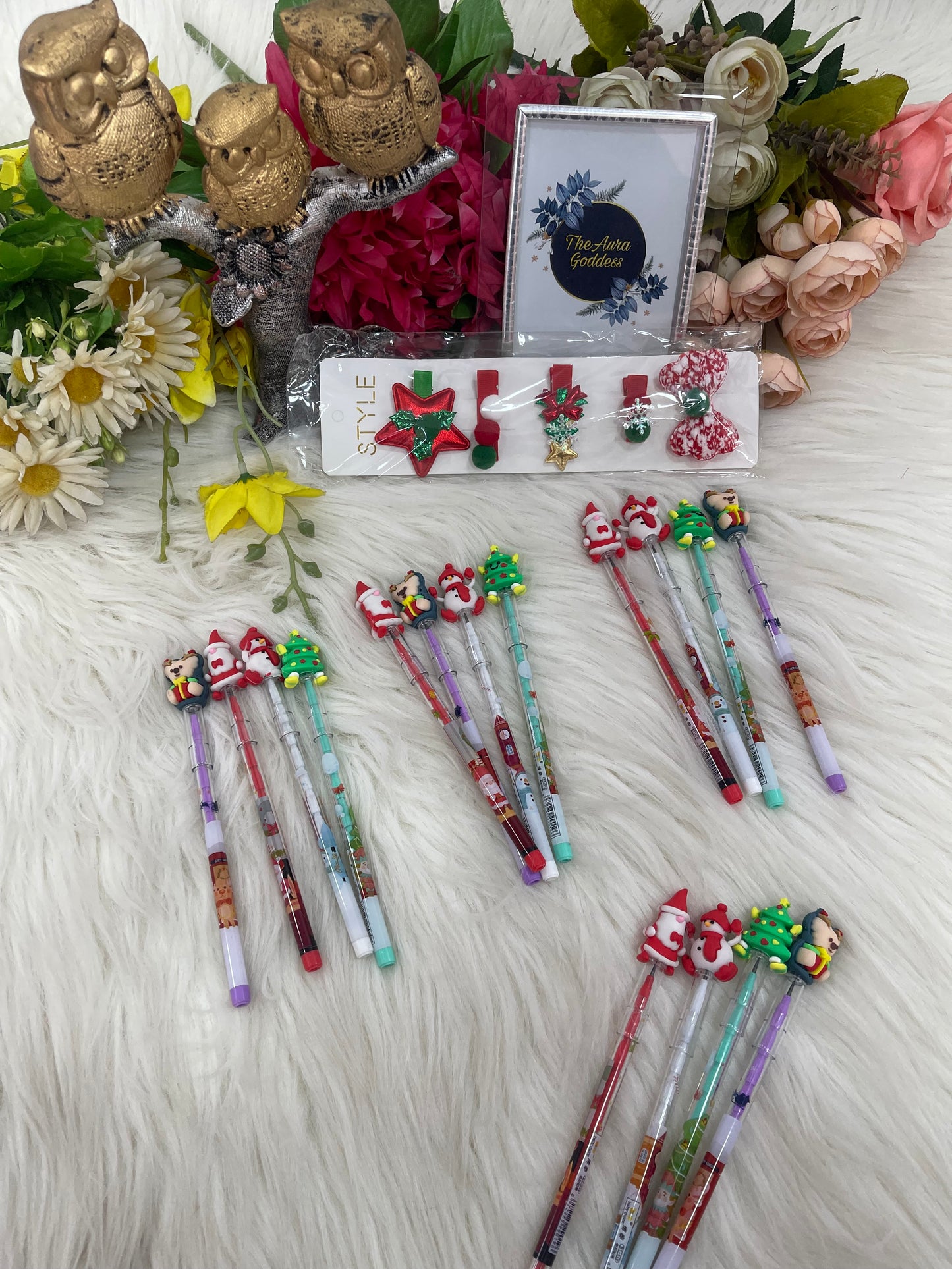 Christmas theme pencils