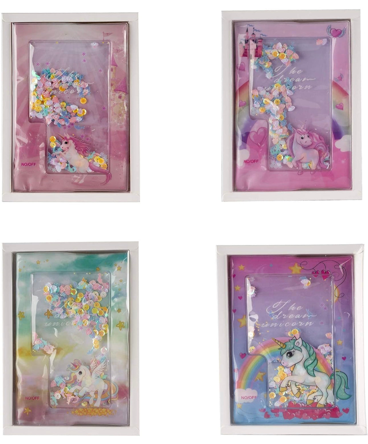 Unicorn led and watery diary