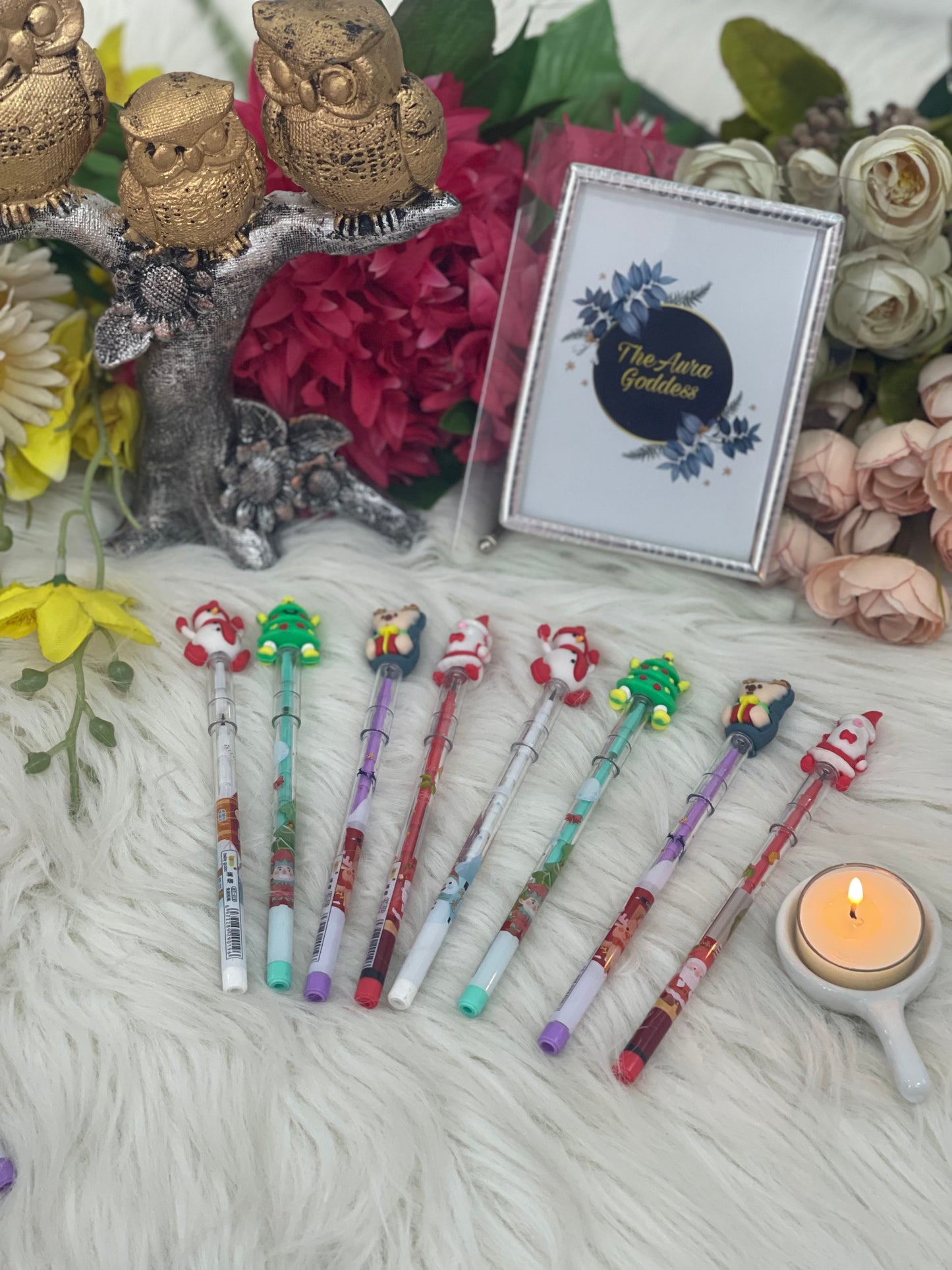 Christmas theme pencils