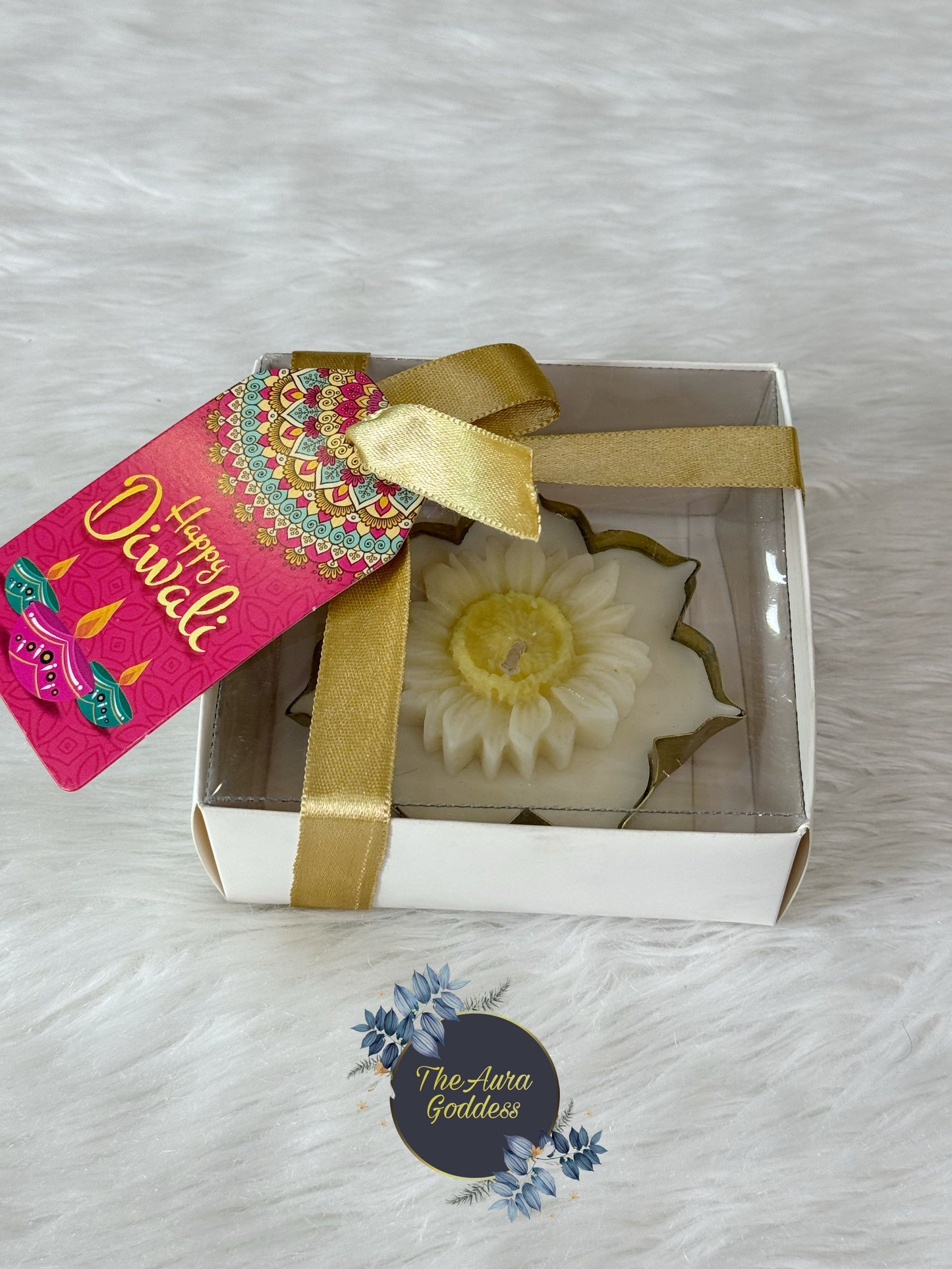 Lotus Urli Candle 3 inch