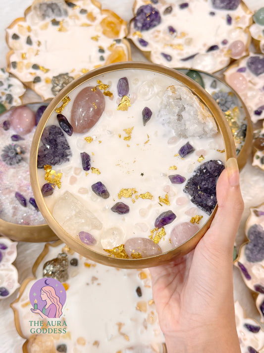 Crystal Aura Bowl Candle