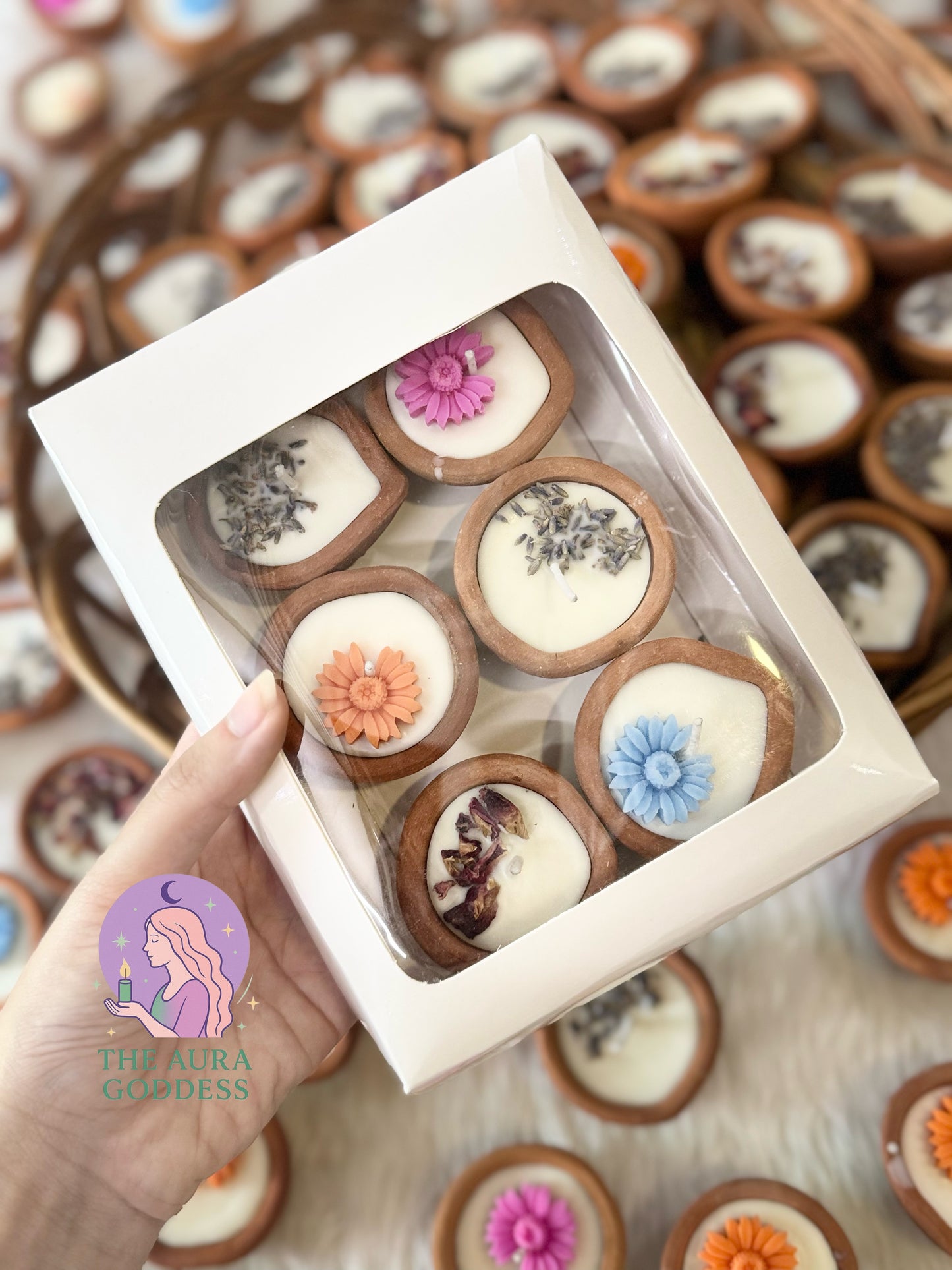 Diyas in boxes