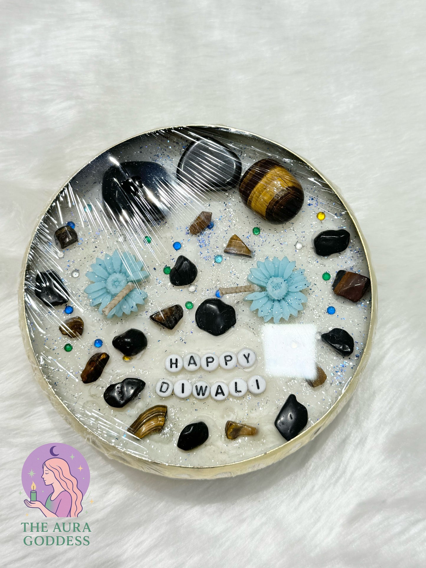 Diwali Crystal Urli Candle