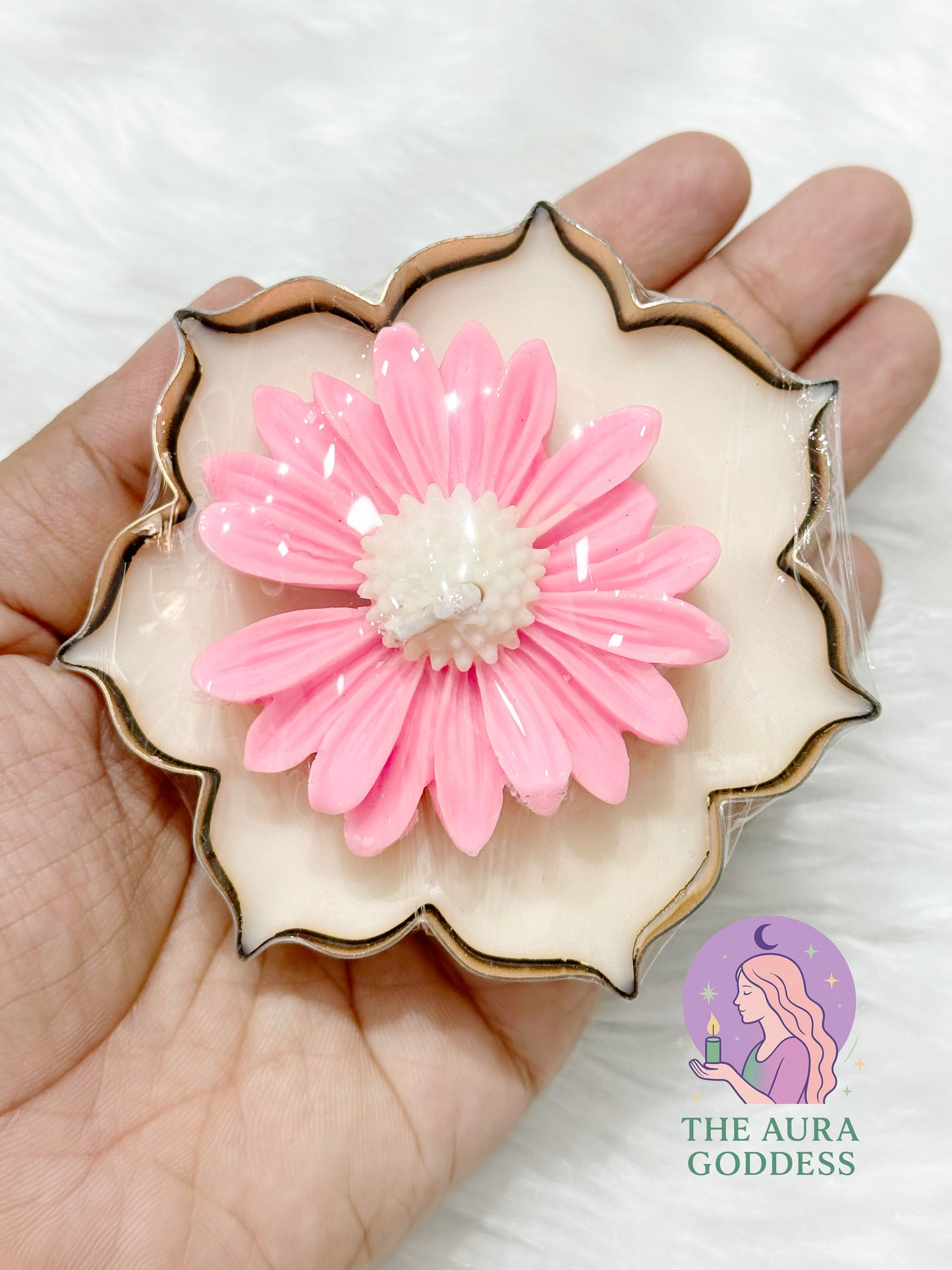 Daisy /Sunflower Mini Urli Candle