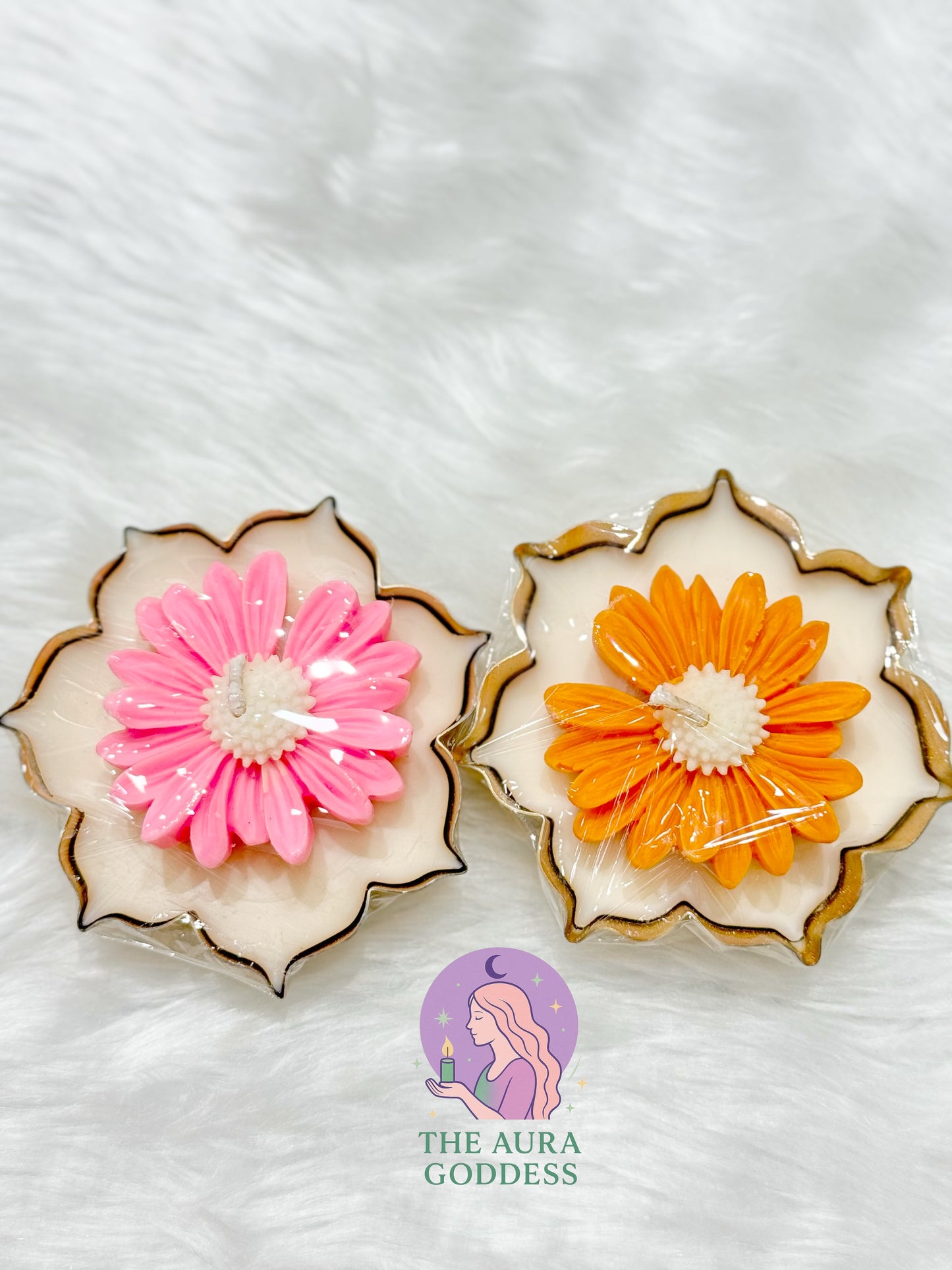 Daisy /Sunflower Mini Urli Candle
