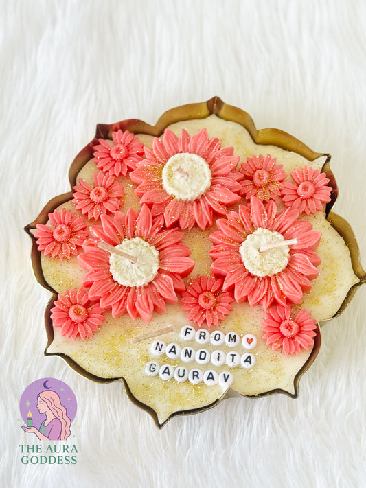 Customised Diwali Urli Candles