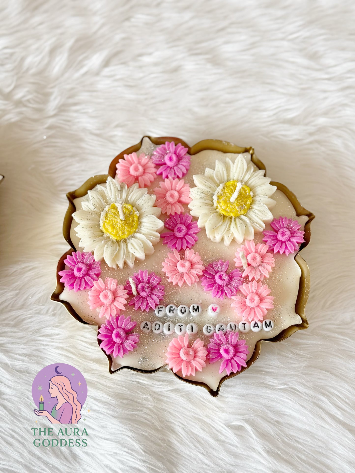 Customised Diwali Urli Candles