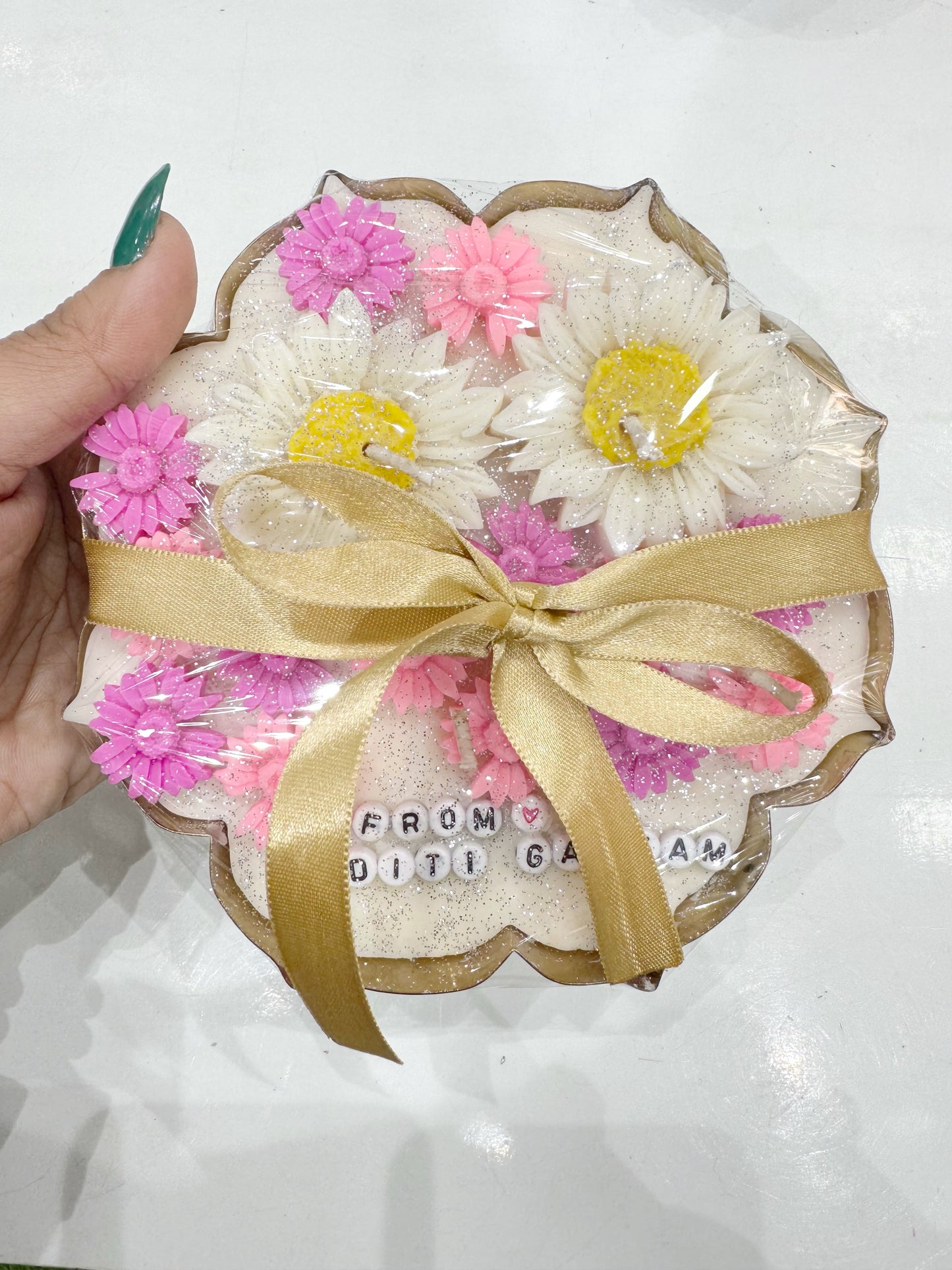 Customised Diwali Urli Candles