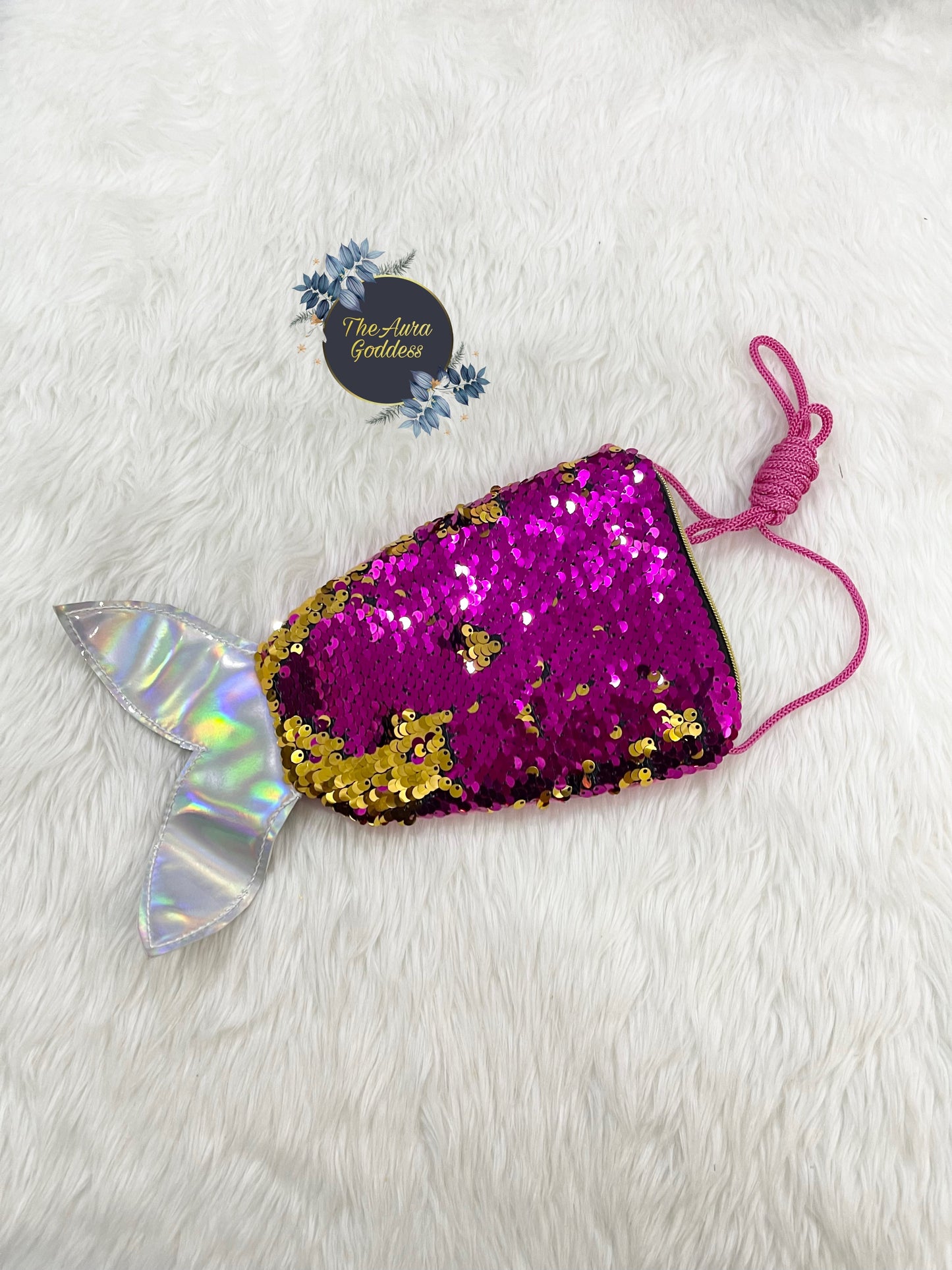 Mermaid sequence sling bag