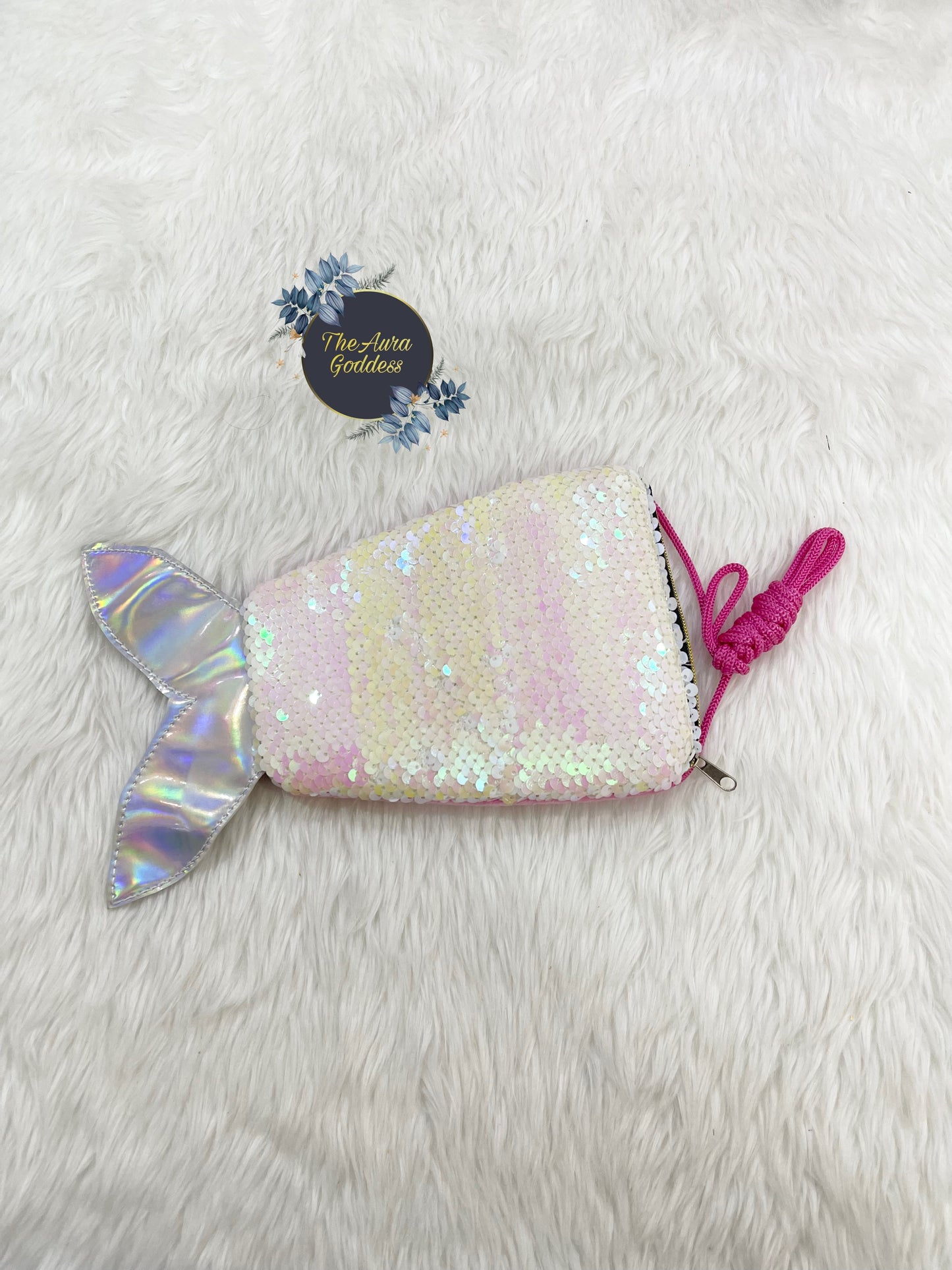 Mermaid sequence sling bag