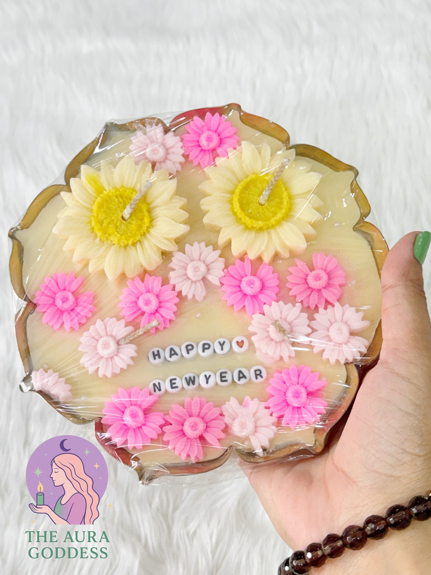 New Year Urli Candle