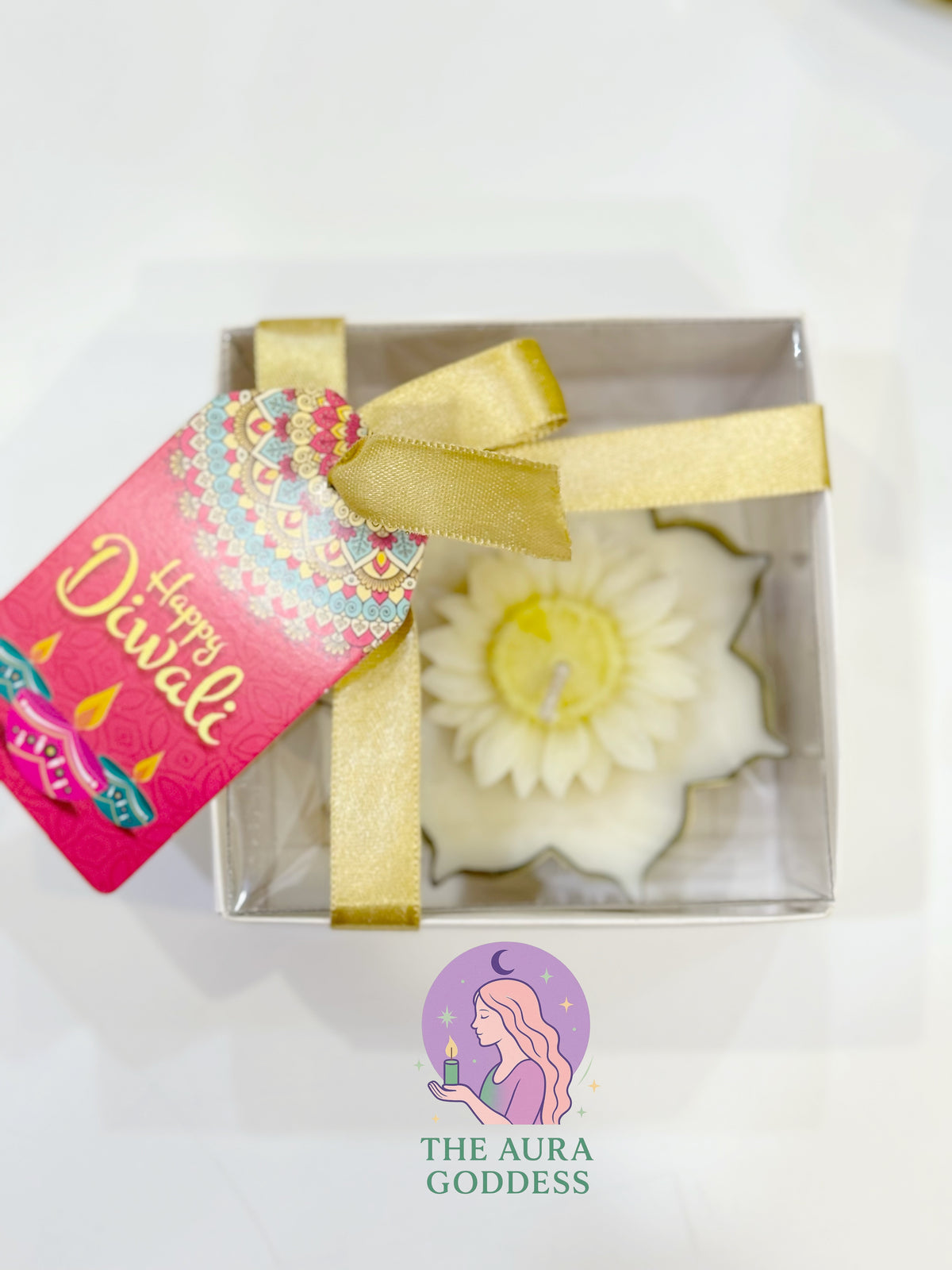Mini Urli Candle with premium gift box and gift tag ready for Diwali gifting