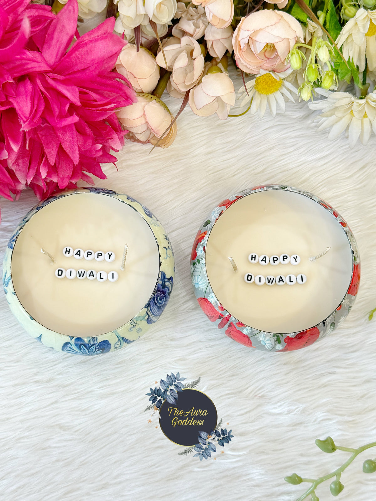 Round Mini Urli Candle Size 3.5 inch Dimension 295g Weight