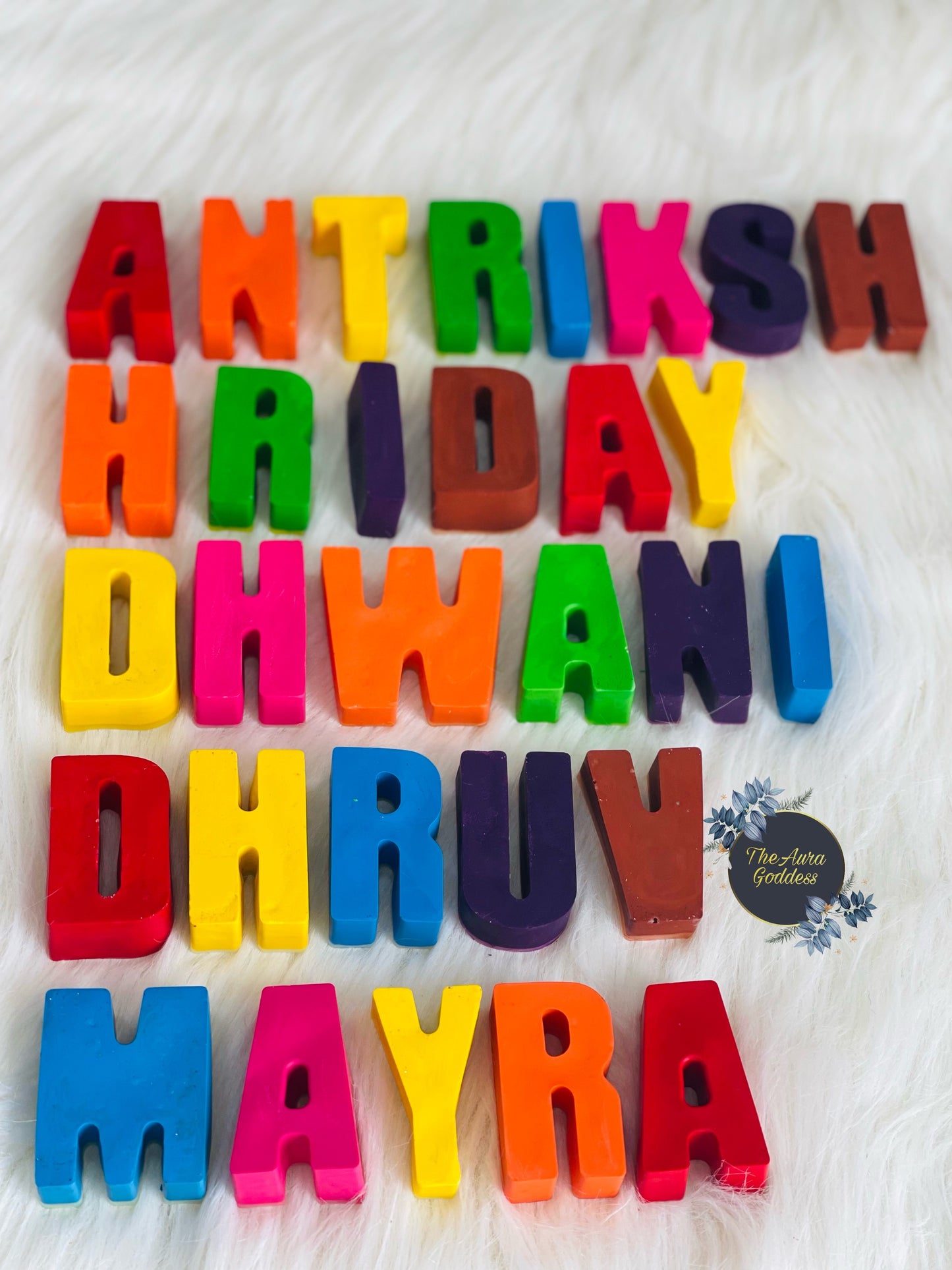 Single color Personalised Name crayons