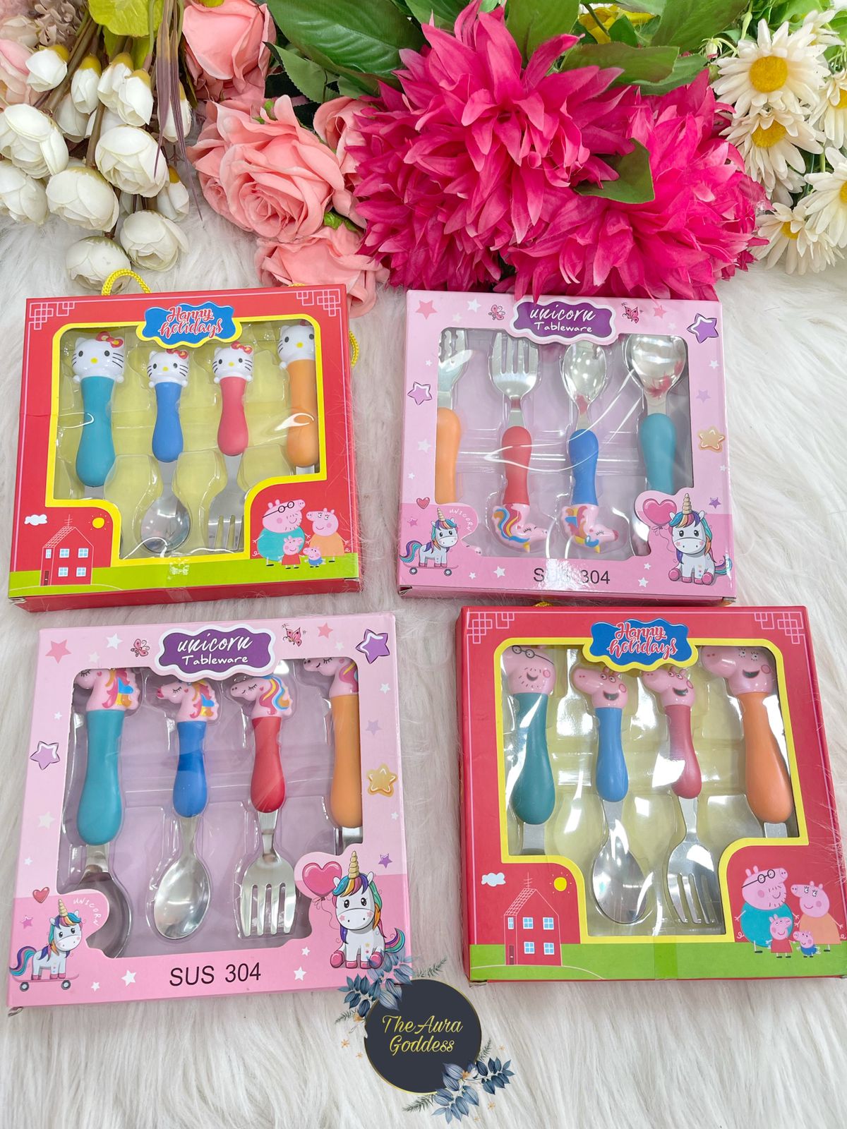 Cartoon cutlery set