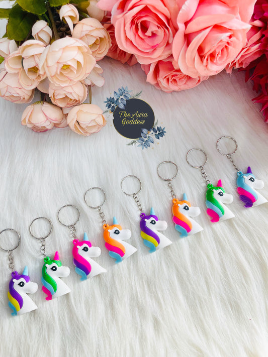 Unicorn 3D keychain