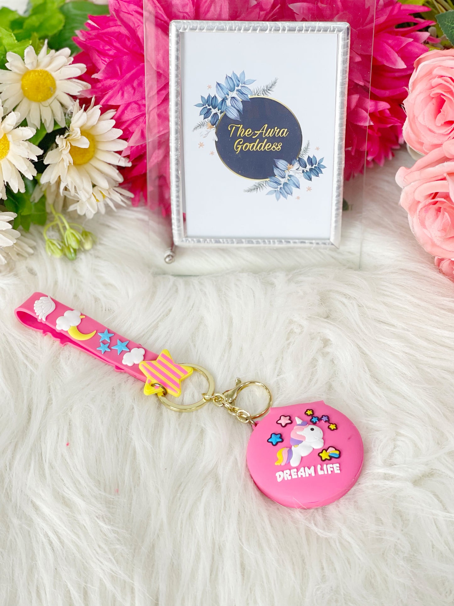 Unicorn 🦄mirror keychain