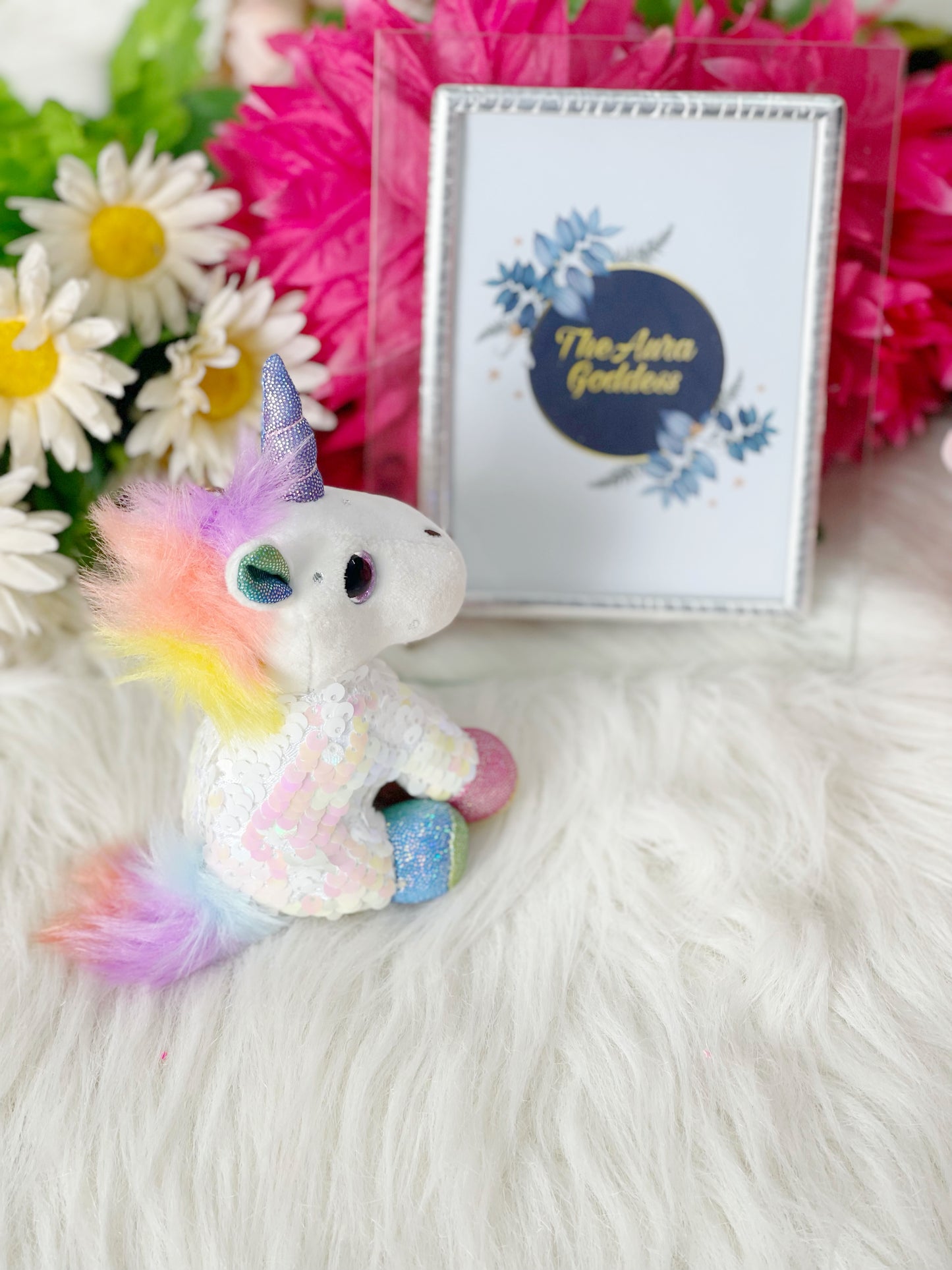 Fur Unicorn sequence keychain 🦄🦄