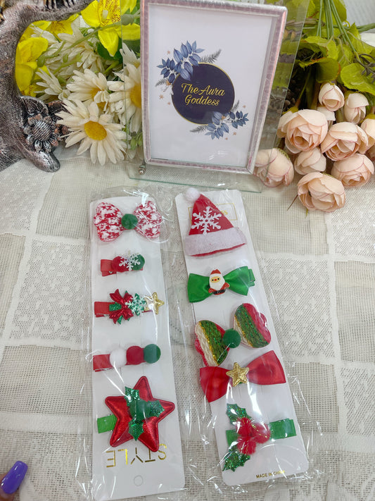 Christmas clips set