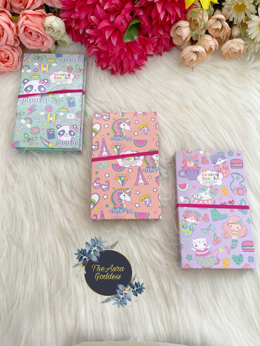 Colouring book set