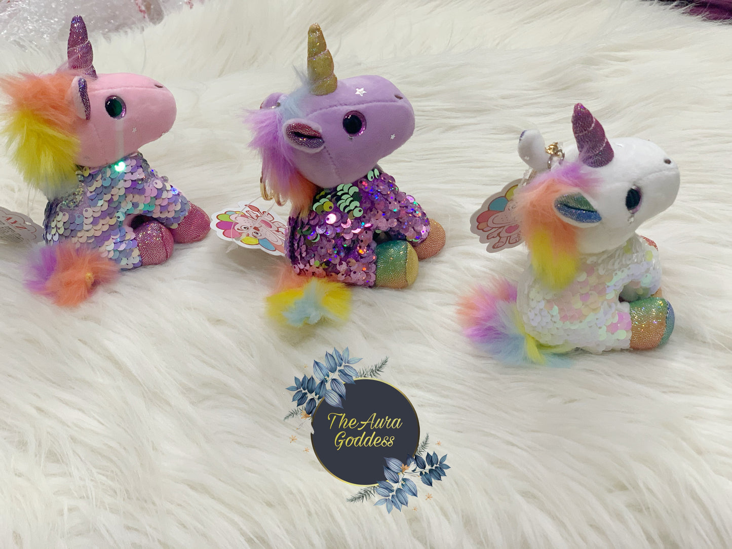 Fur Unicorn sequence keychain 🦄🦄