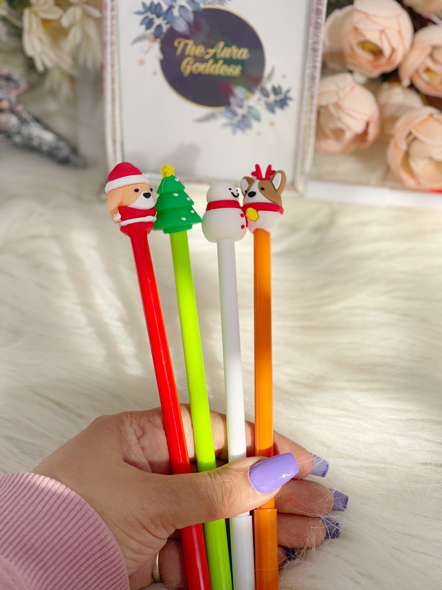 Christmas gel pens