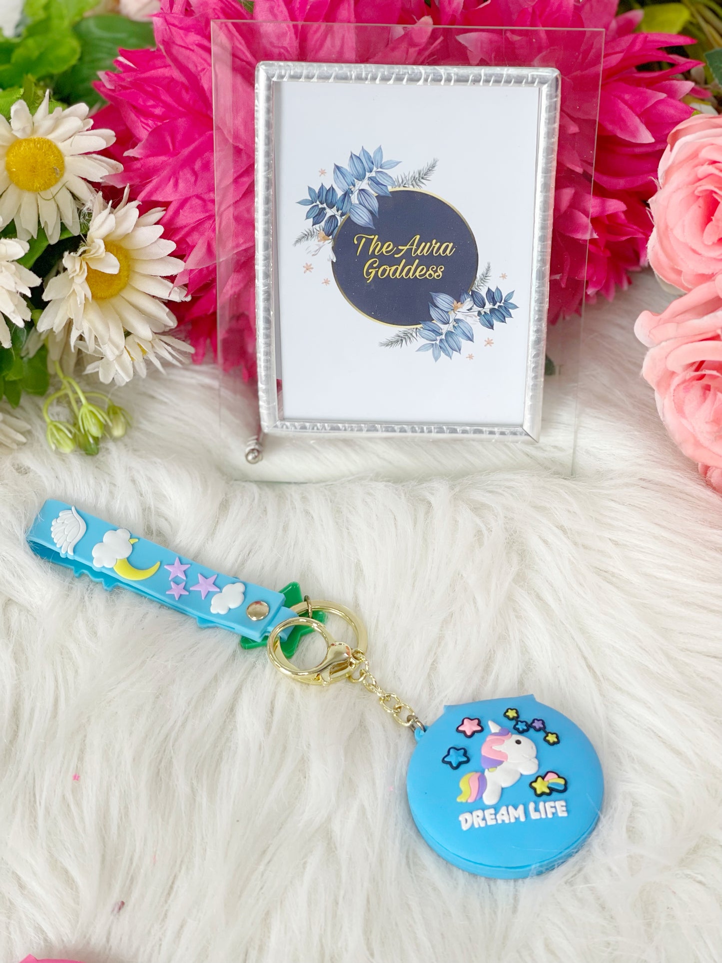 Unicorn 🦄mirror keychain