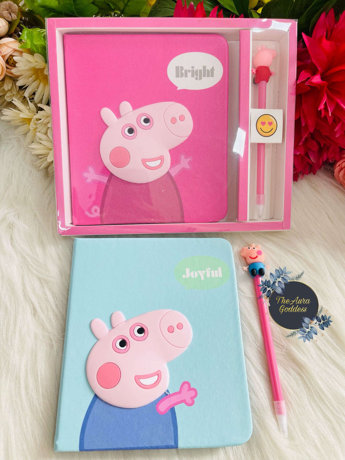 Peppa pig diary with pen combo set