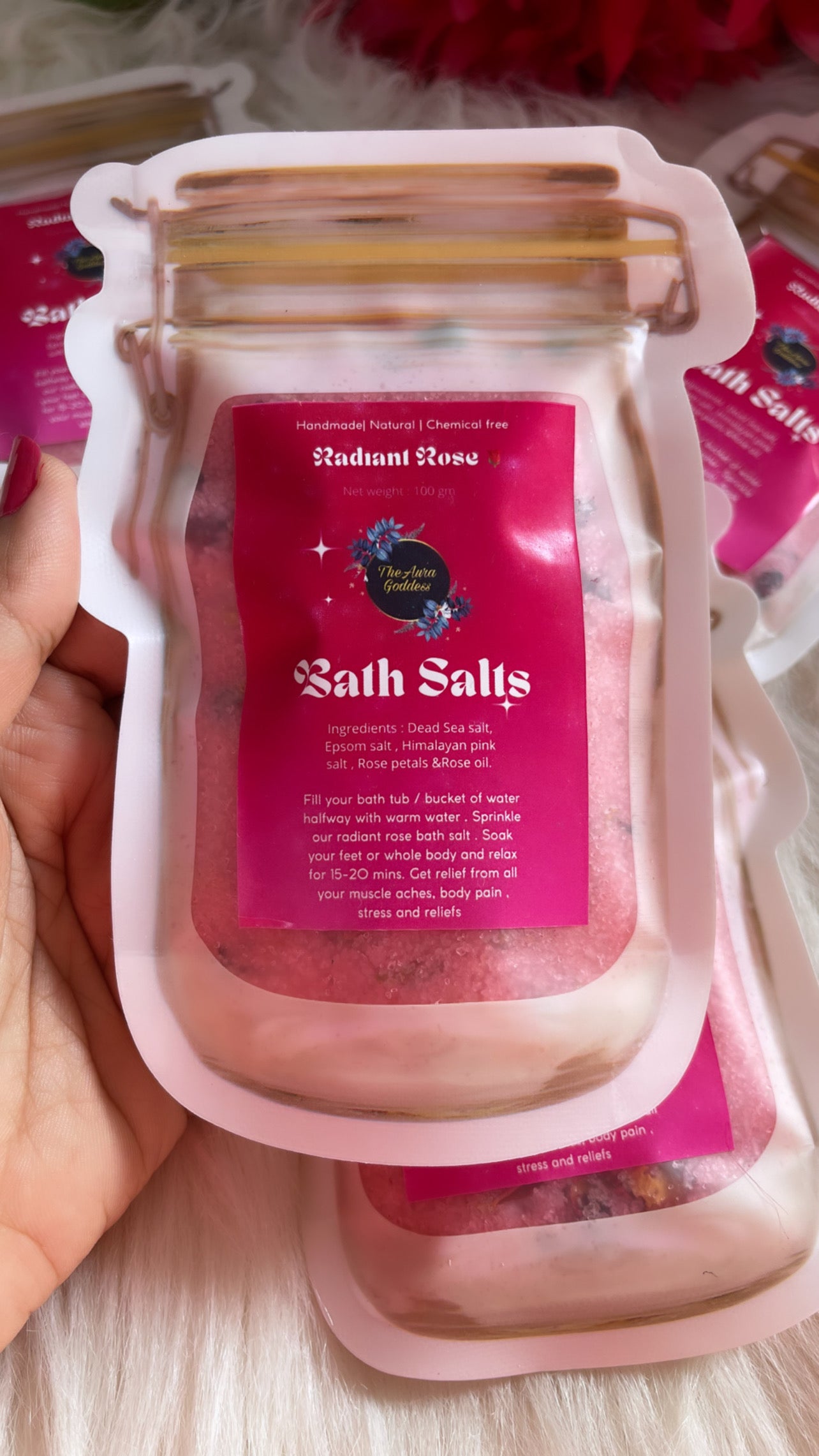 Radiant Rose Bath salt