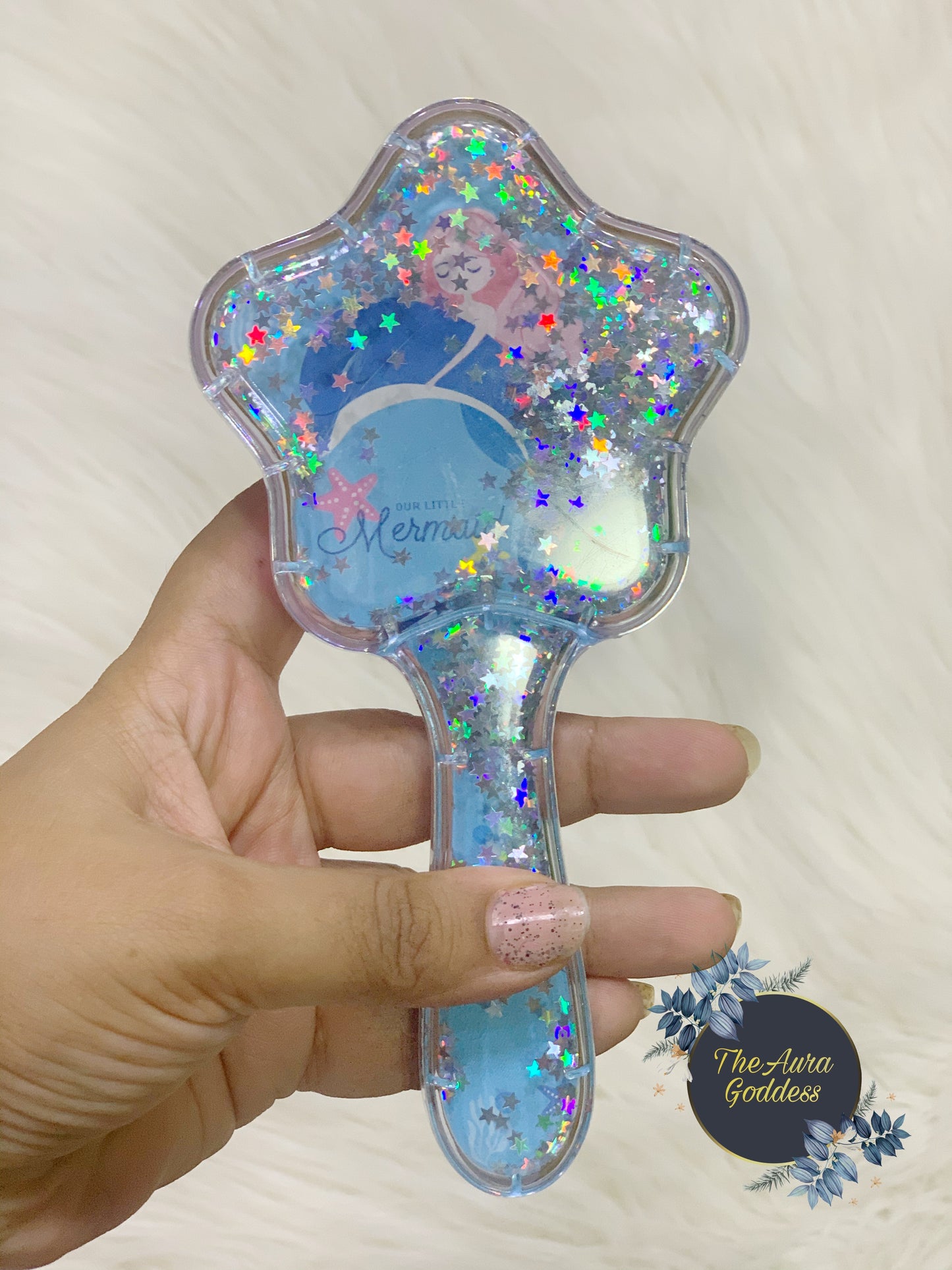 Unicorn glitter brush comb